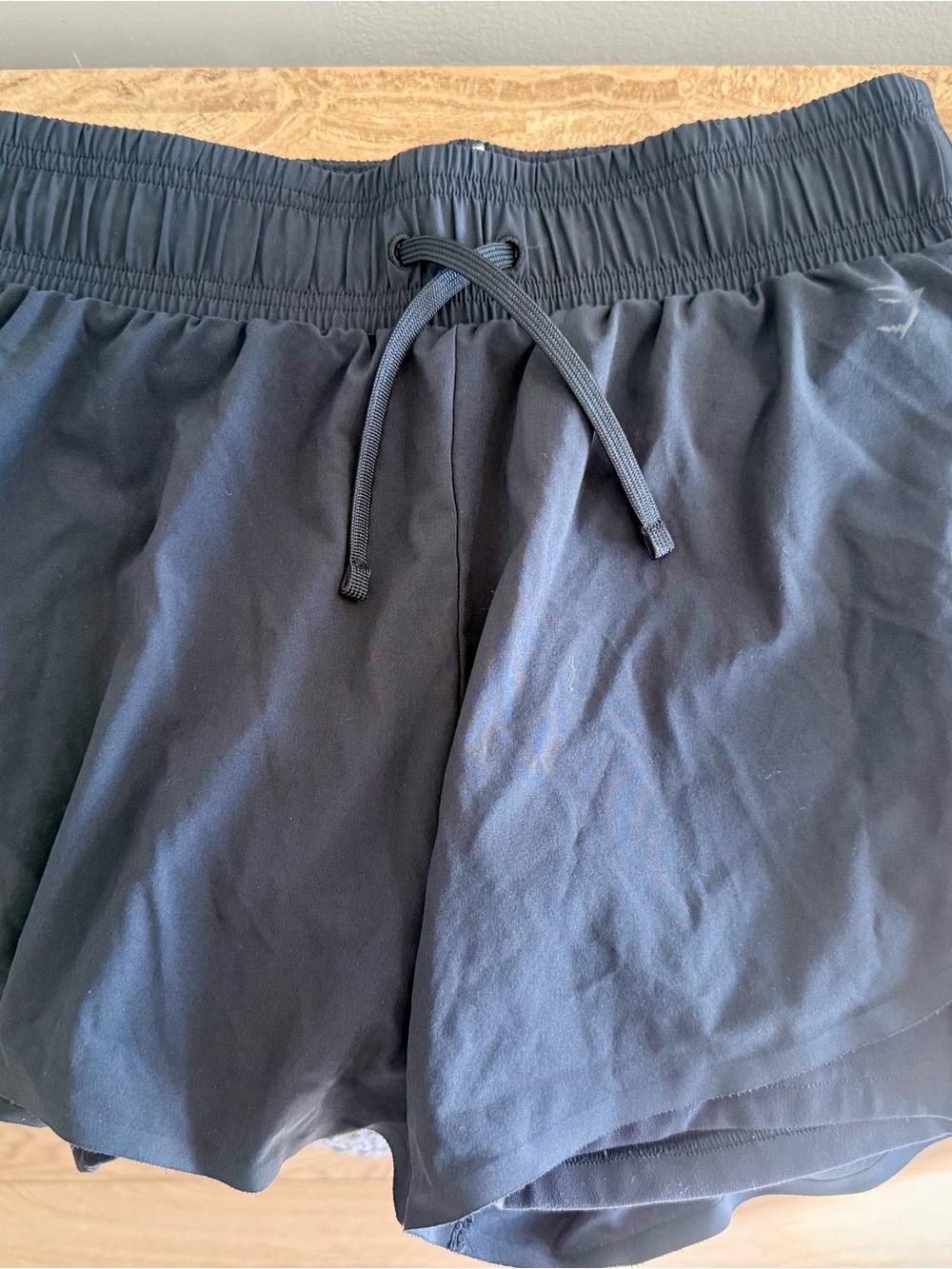Gymshark black Athletic Drawcord Shorts